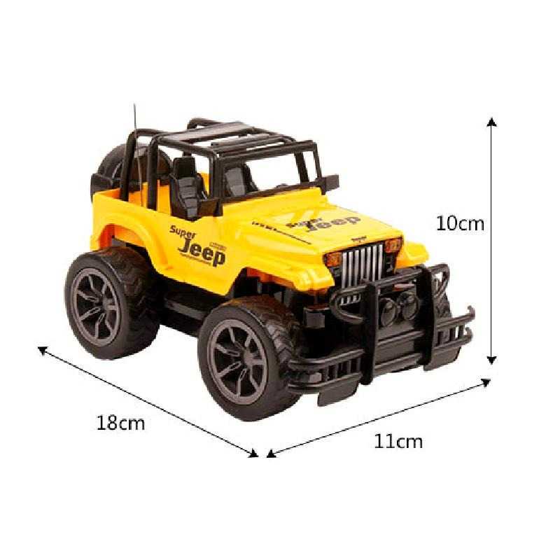 (1005 BARANG ORI) YOQIDOLL Mainan Remote Control RC 1:24 2.4GHz Model Jeep - 6836