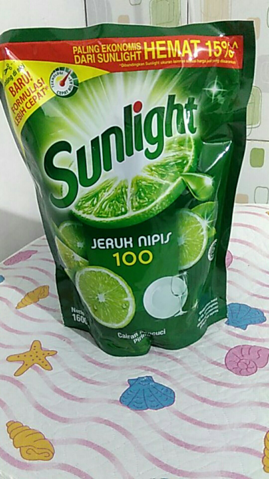 Sunlight Jeruk Nipis 210 Ml 400 Ml 755 Ml & 1600 Ml