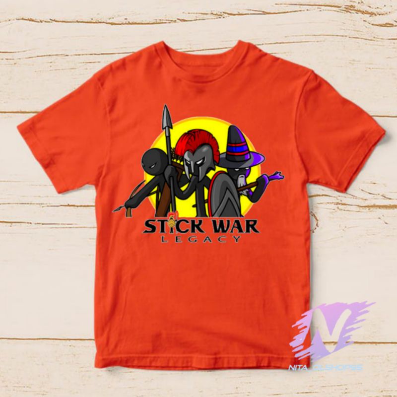 kaos anak stickman legacy warrior baju stickwar