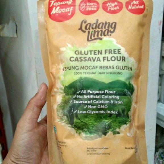 

Tepung mocaf 500 gr cassava flour bebas gluten