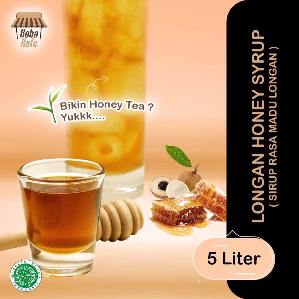 

LONGAN HONEY CONCENTRATED SYRUP (MERK ITPIN) - UKURAN 7KG/5LITER - SIRUP MADU TERMURAH