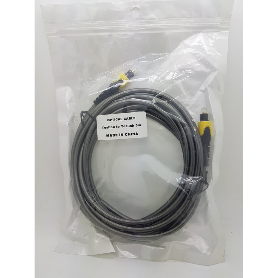 Digital Audio Optical Fiber Toslink Cable 3 meter (KABEL OPTIC)