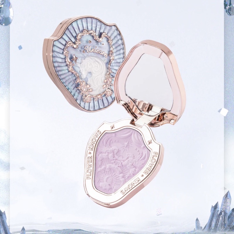 Flower Knows Unicorn Embossed Blush