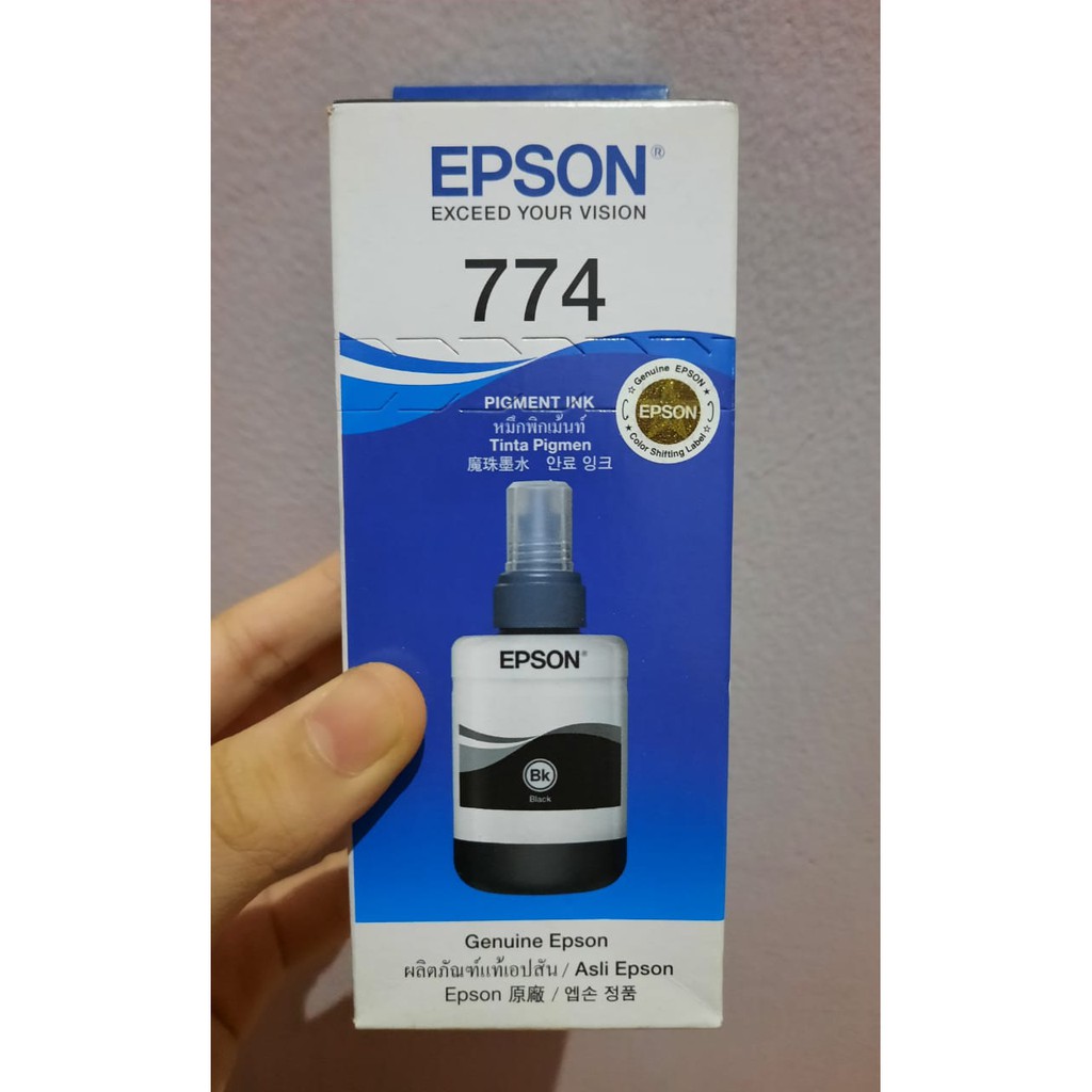 Tinta Epson 774 Hitam / Epson Pigment Ink 774 Black / Epson T774