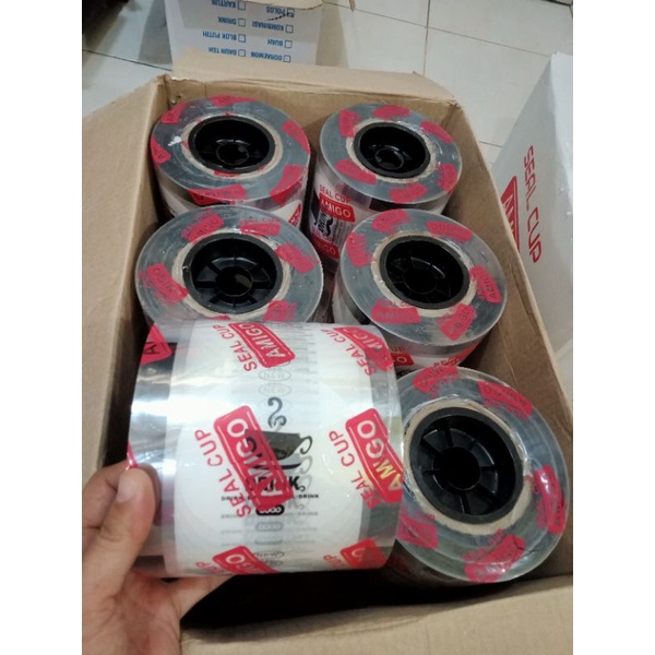 Plastik Lid Cup sealer jumbo isi 2.000 lembar