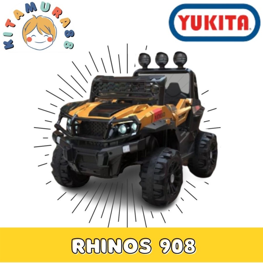 Mainan Anak - Mobil Aki YUKITA RHINOS 908 Non Paint