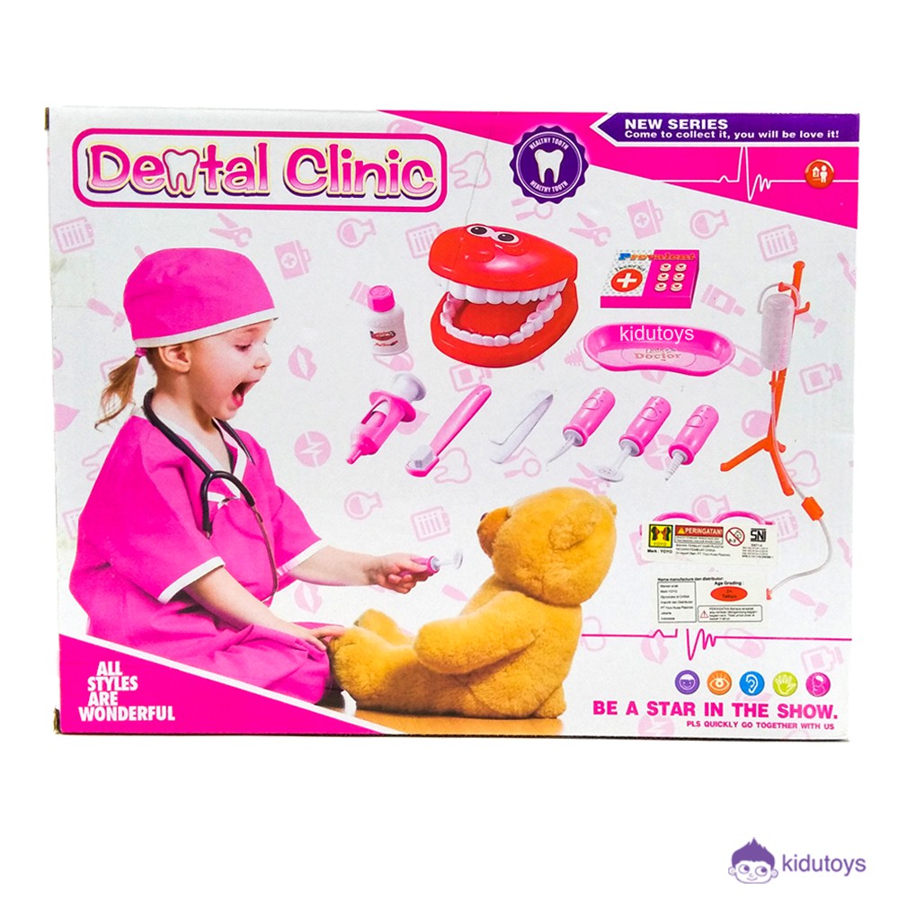 Mainan Edukasi Anak Dokter Gigi / Dental Clinic Kidu Toys