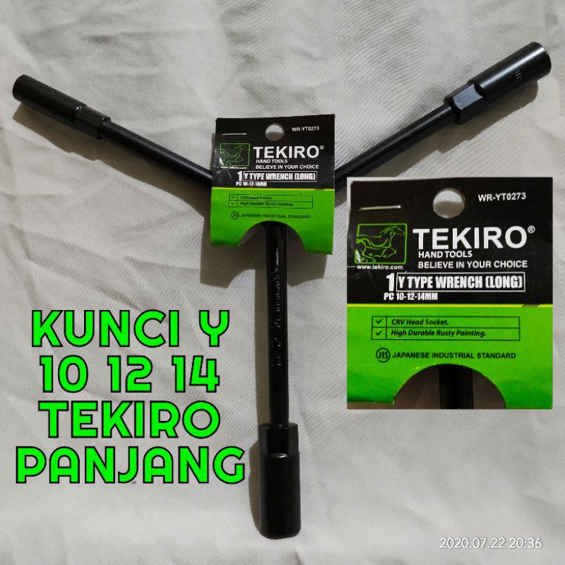 KUNCI Y PANJANG TEKIRO 10 12 14