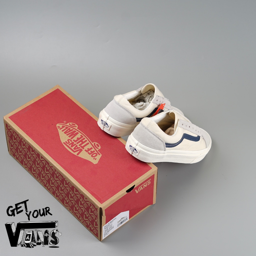 Vans Old Skool Style 36 Marshmallow Dress Blue