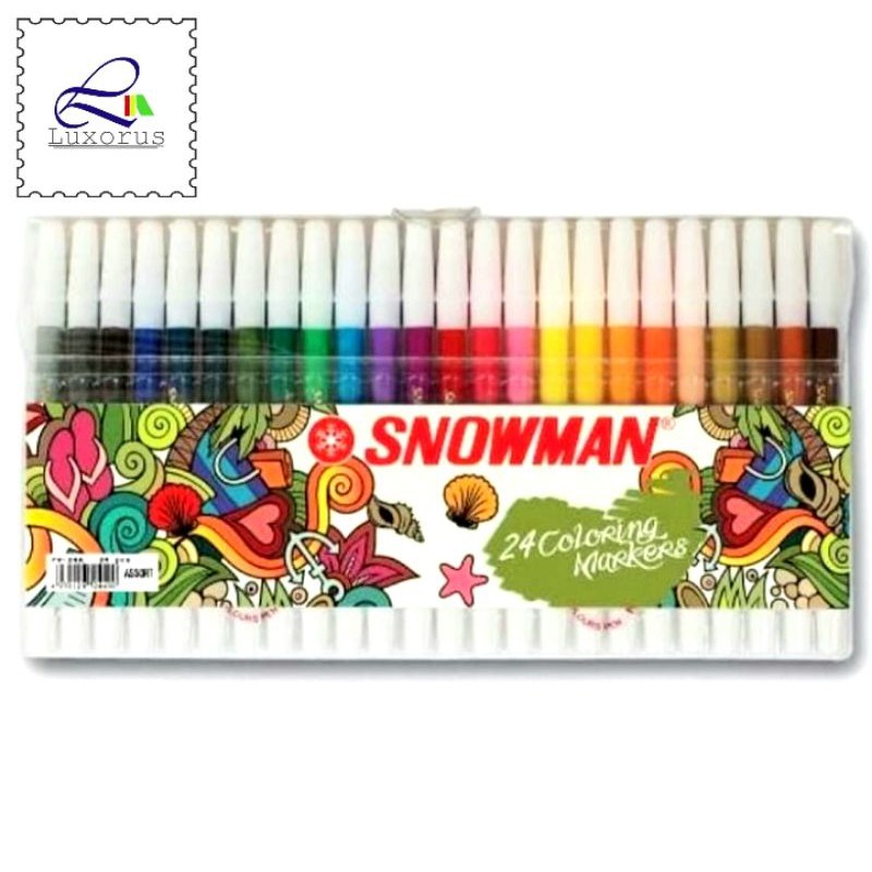 

Spidol Snowman Marker 24 Warna