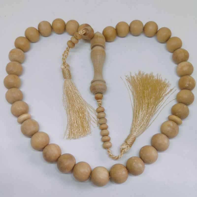 Tasbih kayu Cendana 10mm 33butir original asli