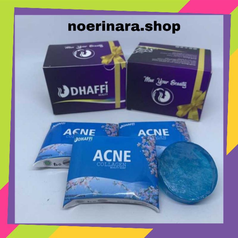 PROMO Sabun Jerawat Dhaffi Beauty Acne Collagen Beauty Soap GROSIR 1 BOX (6pcs) Sabun Jerawat