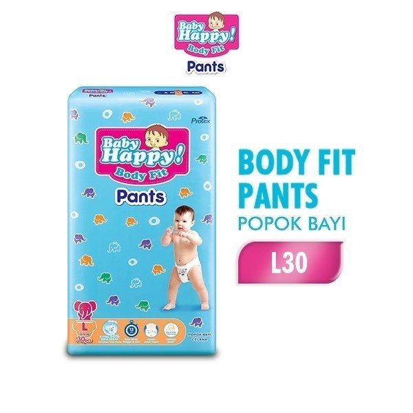 BABY HAPPY Popok Pants - L 30 / PAMPERS BABY HAPPY size L 30