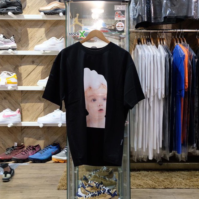 ADLV White Baby Black tee