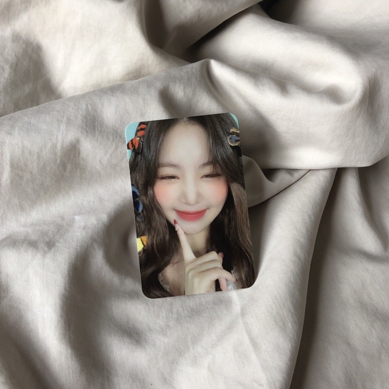 (G)I-DLE SOOJIN PHOTOCARD I BURN PRE-ORDER BENEFIT JOEUN MUSIC
