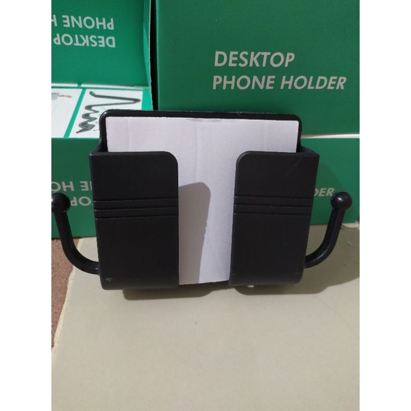 Rak Kuping Tempel Dinding Holder Wadah Kotak Hp tempat Remote AC - Hitam