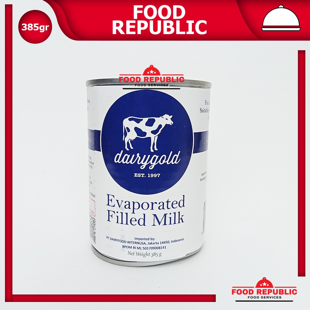 Susu Evaporasi Dairygold 385 GR / Evaporated Milk Dairy Gold Premium
