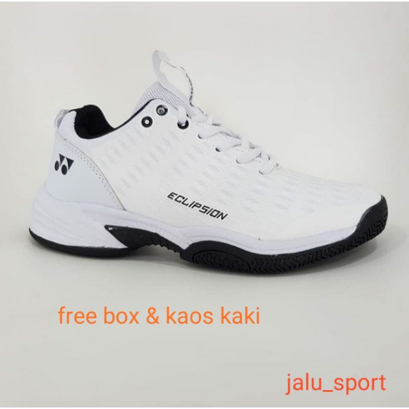 Sepatu Badminton yonex ECLIPSION made in VIETNAM white New