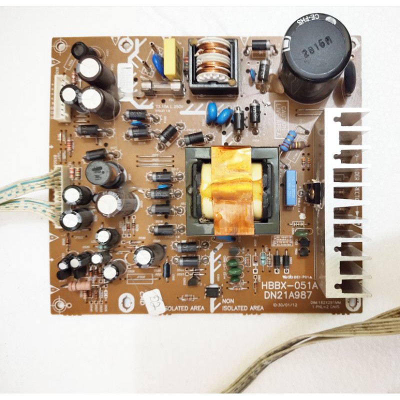 POWERBOARD PSU TV POLYTRON PLM32T15 - PLM 32T25 -PLM32T PLM 32M25 32M22 32M21 32T25 32T21 32B21 32B2