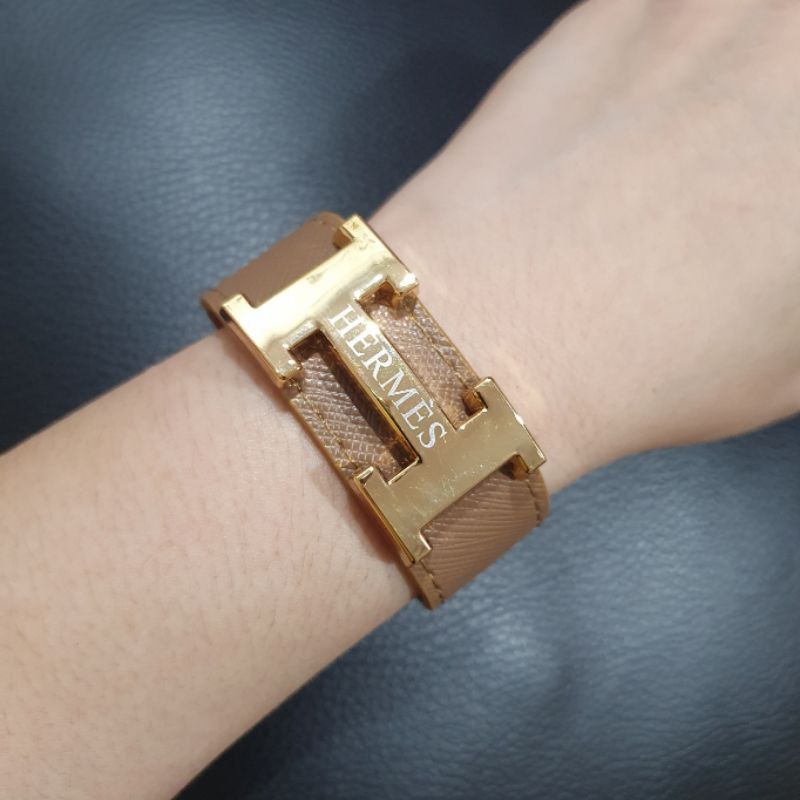 Gelang Kulit Branded band import Gelang tangan Kulit epsom branded band Import Anti karat 718