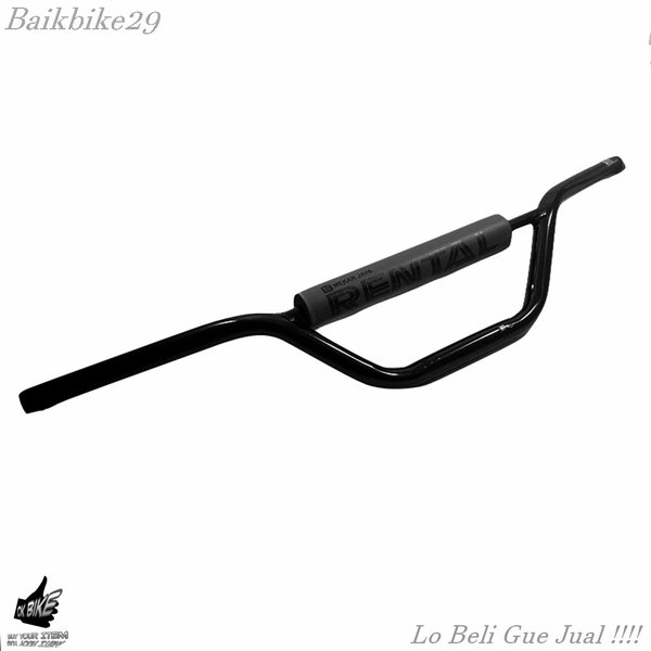 Stang Motor Trail Bebek Matic Honda Yamaha Universal Hitam Set Busa Stang