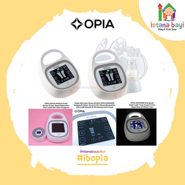 Opia Diamond Breast Pump - Pompa Asi Elektrik