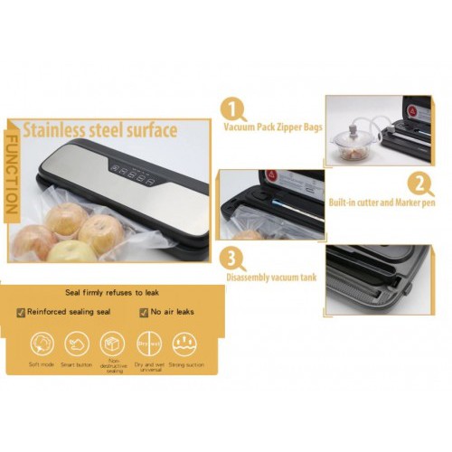 MVS-09 QH-S12 32cm Mesin Vacum Makanan Food Vacuum Sealer