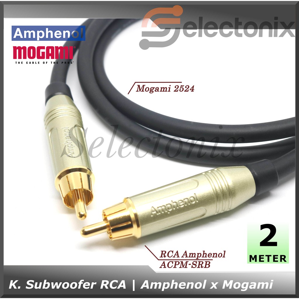 Kabel Subwoofer RCA | Amphenol x Mogami [2m]