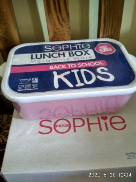 Lunch Box Kotak Tempat Makan Bekal Sophie Paris Melamine Ware X007lb Diskon Sophie Promo Termurah