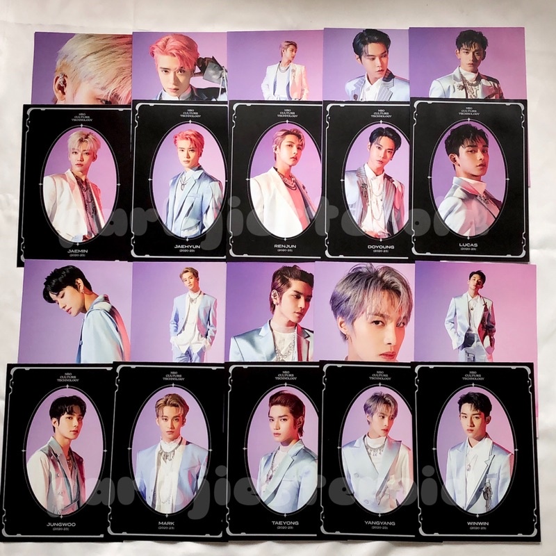 sharing postcard collecting book collect book nct resonance