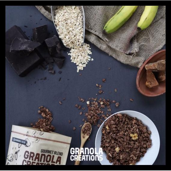 

Granola Creation 480Gr - Dark Chocolate & Banana