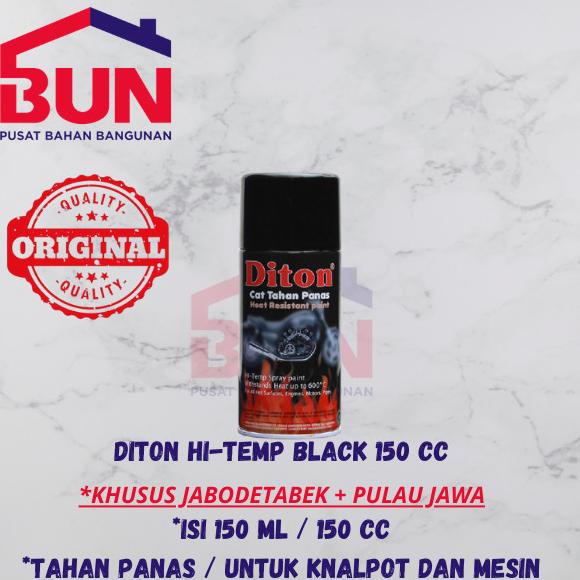 Cat Pilox DITON Knalpot Anti Panas HiTemp Black 150cc murah kecil