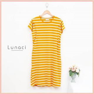 yellow & white dress