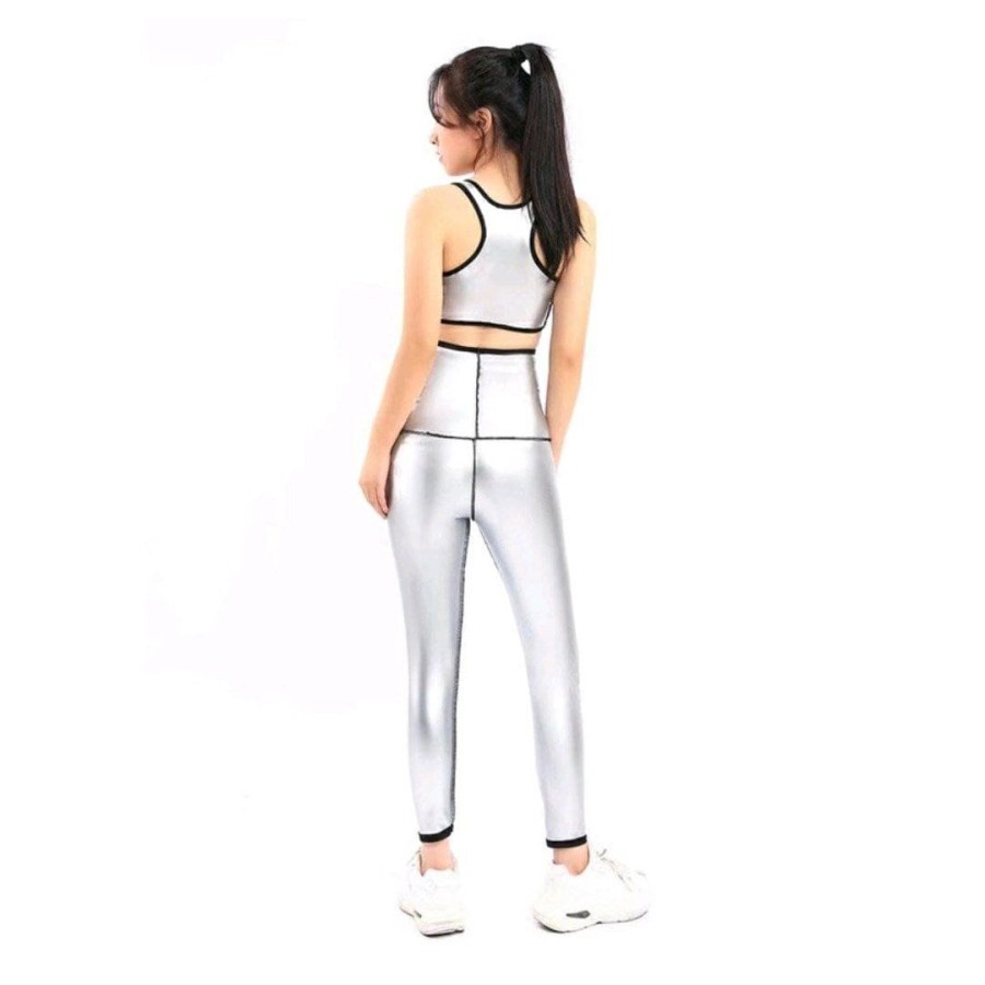 Miracle suit Celana Sauna Legging Full Vinyl Waist Trainer