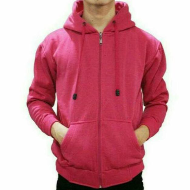 JAKET POLOS ZIPPER HOODIE M,L,XL,XXL PINK FANTA PRIA WANITA POLOS BAPAK ANAK JEANS LEVIS