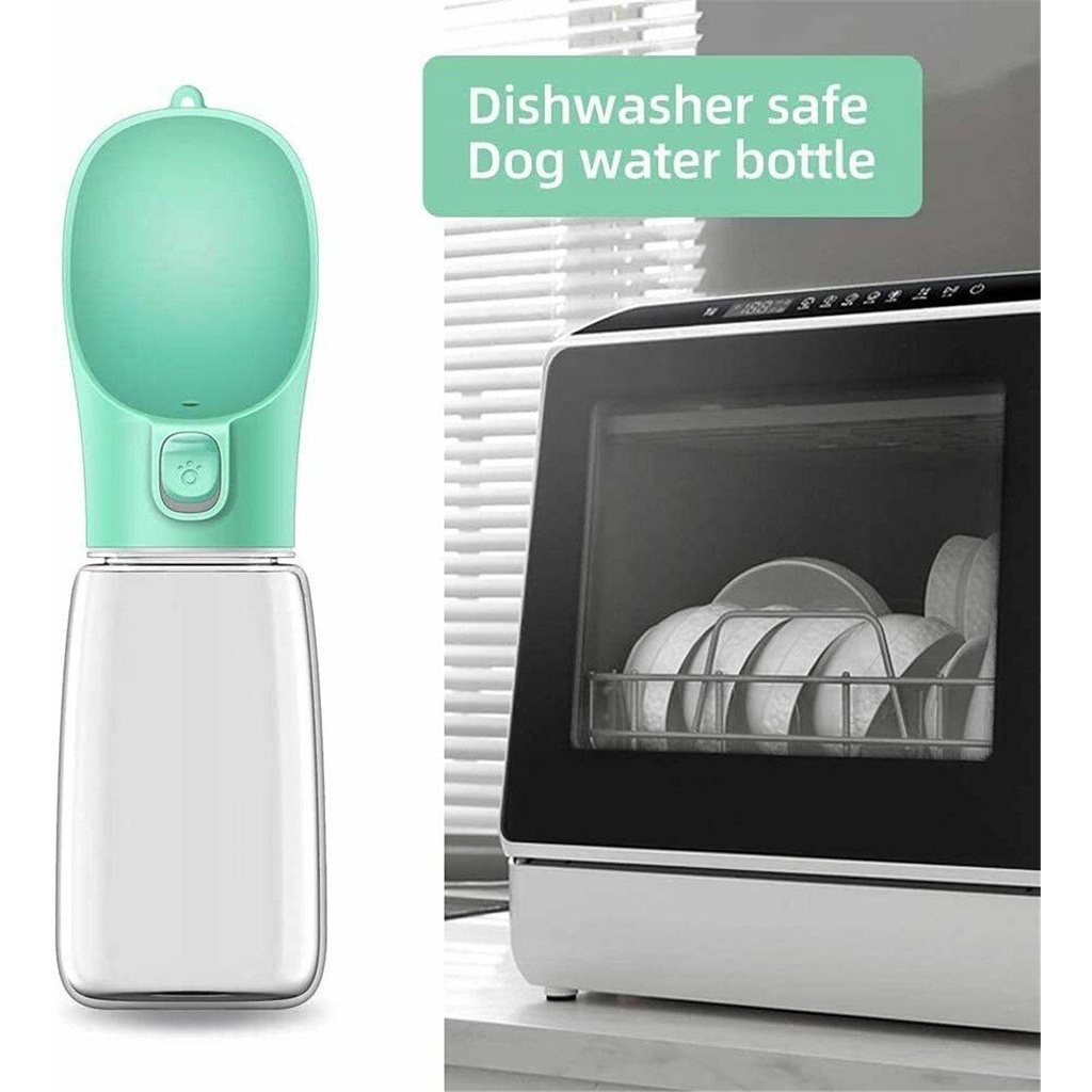 Solighter Dog Water Bottle Portable Pet Feeder Dispenser Minum Air Genggam