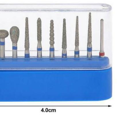 Alice dental diamond bur set high speed highspeed preparasi crown bridge fissure fisur wheel flame