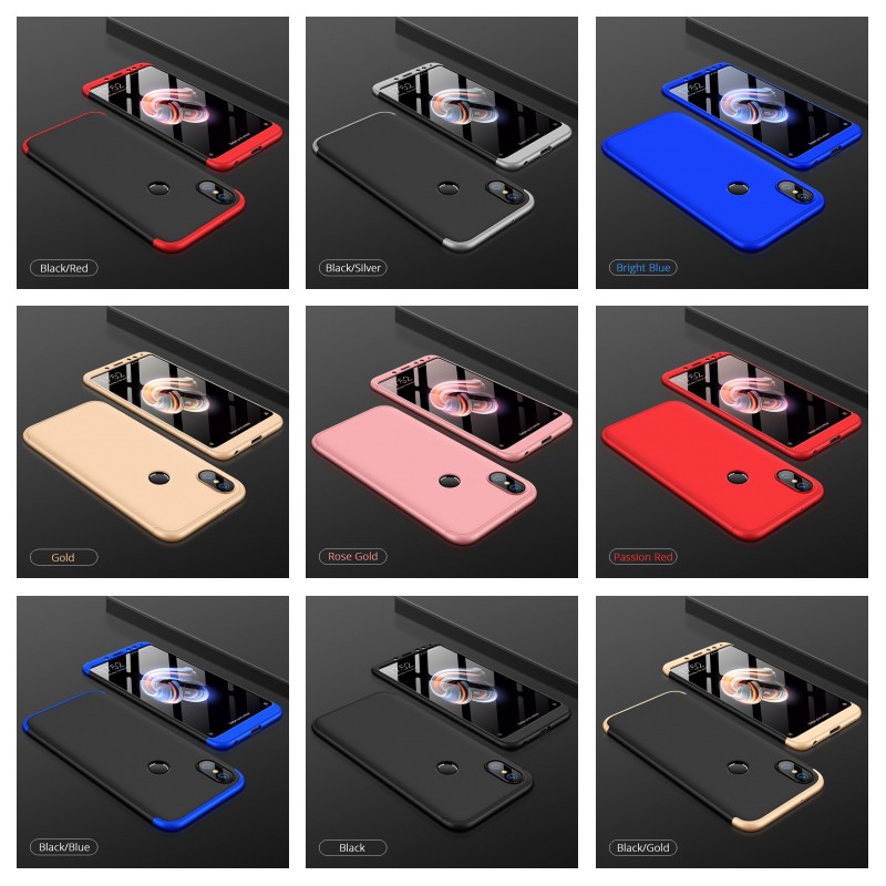 Xiaomi Mi A2 Lite / Redmi 6 Pro GKK Armor 360 Full Protective Slim Back Cover Case Casing