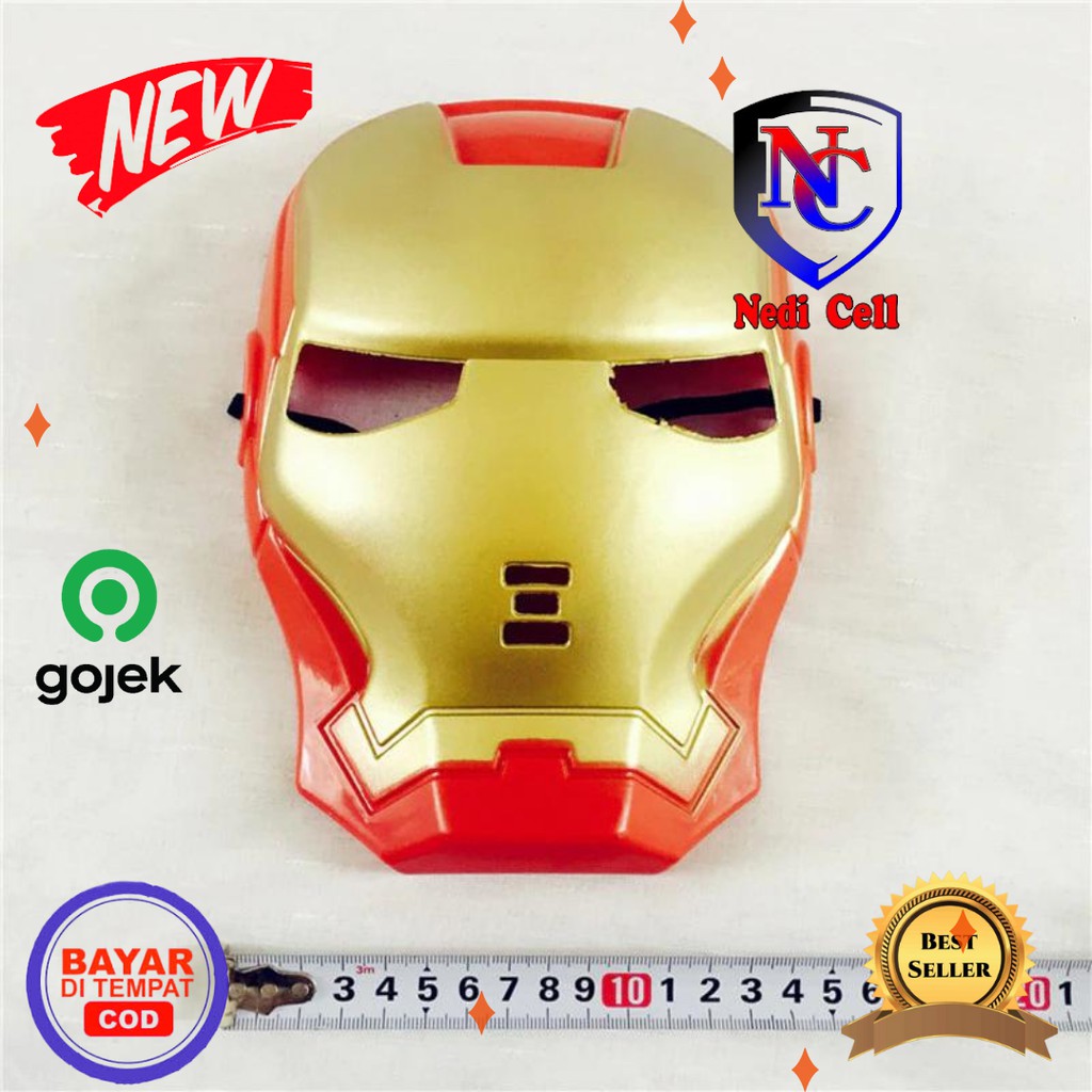 Mainan Anak Topeng Iron Man No LED PROMO