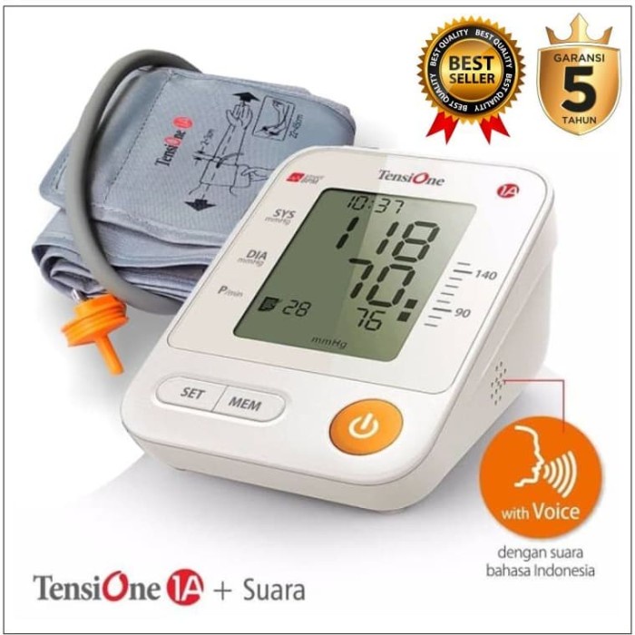 TENSIMETER DIGITAL DENGAN SUARA TensiOne 1A OneMed OJ2