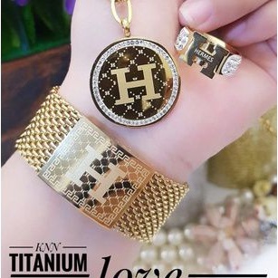 TiTanium set perhiasan wanita AG05