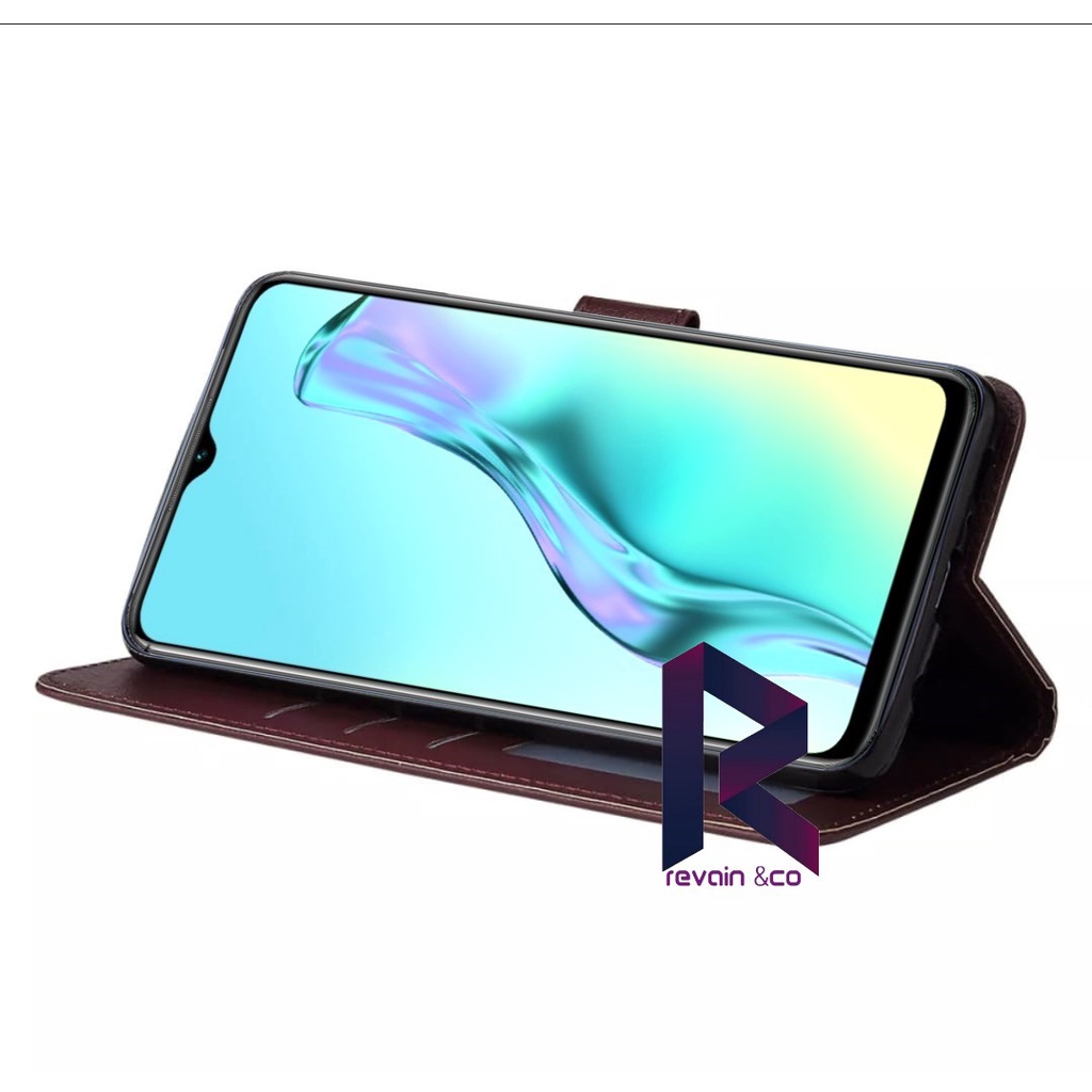 NEW REALME C31 FLIP COVER CASE DOMPET CASING FLIP WALLET LEATHER KULIT PREMIUM SARUNG BUKA TUTUP FLIP CASE REALME C31 TERBARU