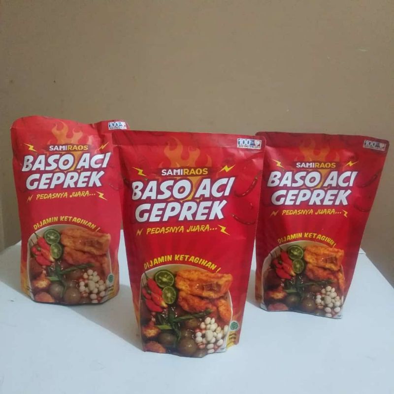 

Baso Aci Geprek Pedas "SAMIRAOS