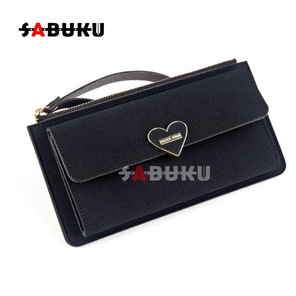 Dompet Wanita Elegan Dompet Panjang Fashion Korea Model Simple -083