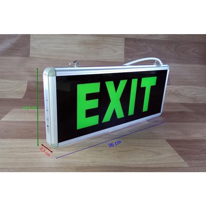 Jual Lampu Exit Led Kaca Sisi Exit Sign Led Mirror Muka M Shopee Indonesia