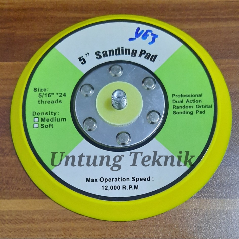 Spare Part 5 inch Sanding Pad Orbital Angin - Air Orbital Sander pad
