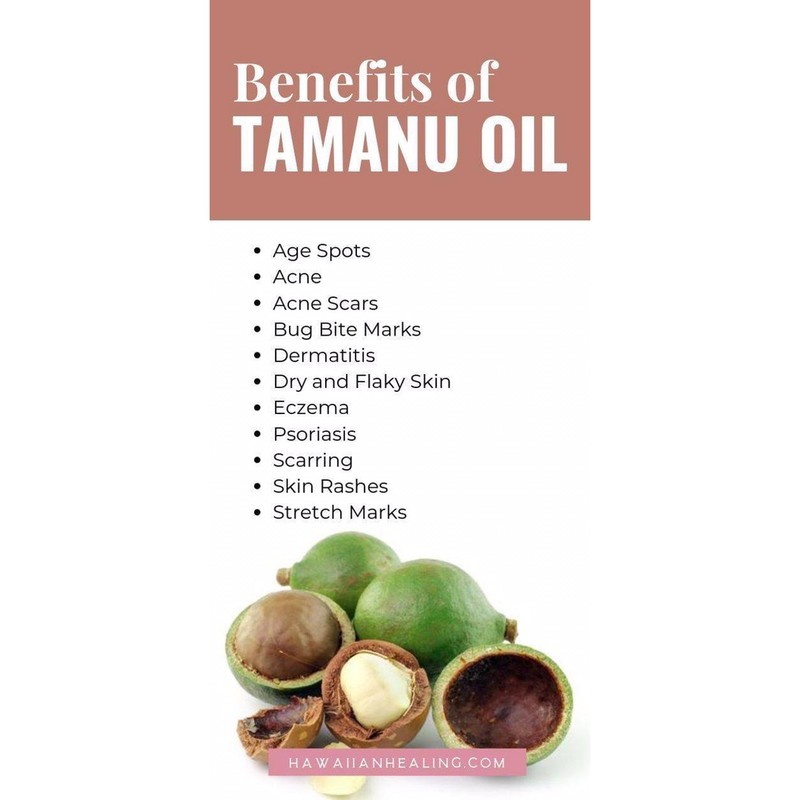 TAMANU OIL Perle Beaute 100% pure BPOM (BERSERTIFIKAT TERBAIK)