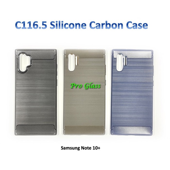 C116.5 Samsung Note 10 / Note 10 PLUS Premium Carbon Silicone Case