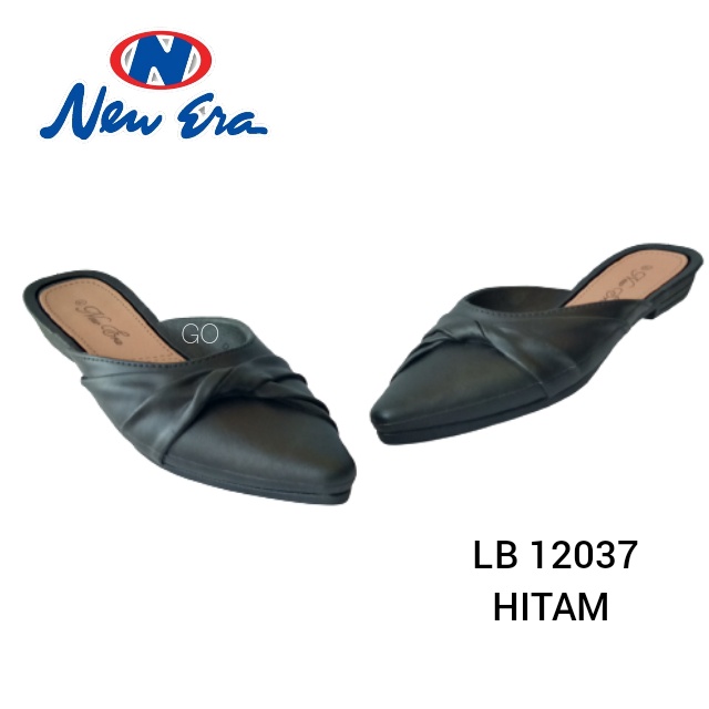 BB NEW ERA LB 12037 SANDAL JELLY SLOP WANITA 100% ORIGINAL Sandal Flat