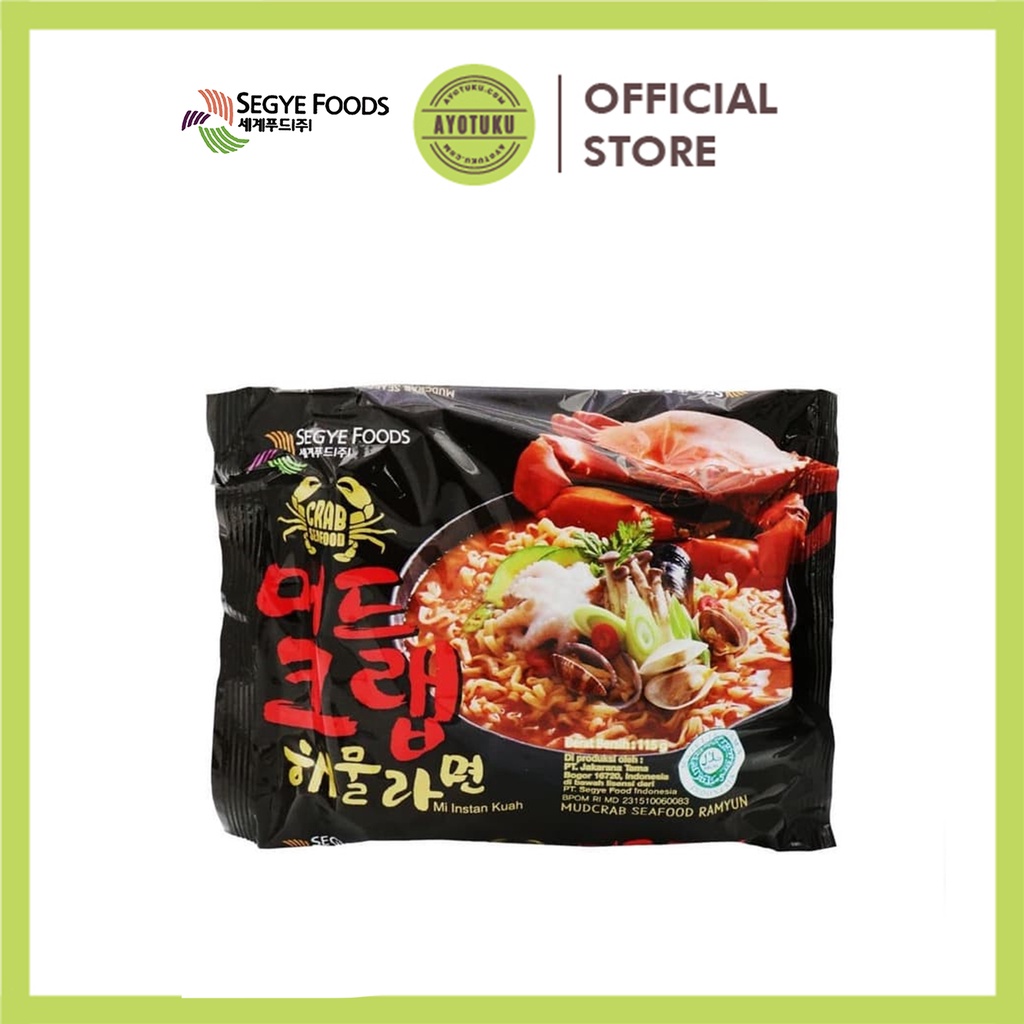 

Mie Korea Segye Seafood Mud Crab Ramyun Halal 115gr